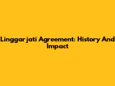 Linggarjati Agreement: History And Impact